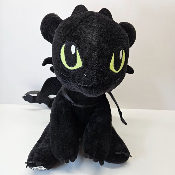 BAB Toothless How To Train Your Dragon 13 Inch Night Fury With Wings & Orig Tag - Picture 3 of 7